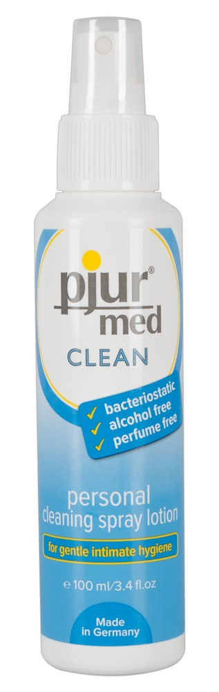 Pjur Med Clean - čistící sprej na erotické pomůcky a intimní partie (100ml)