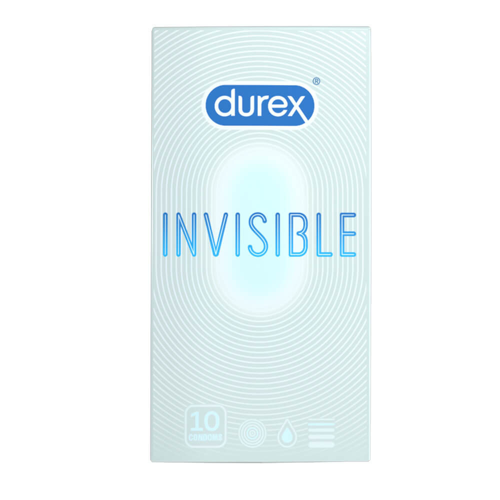 Durex Invisible Slim - tenký kondom (10 ks)