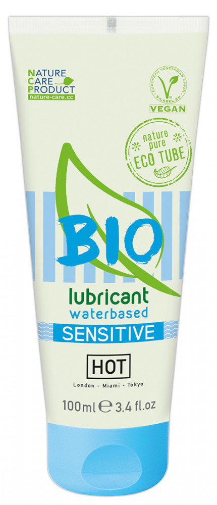 HOT Bio Sensitive - veganský lubrikant na bázi vody (100ml)