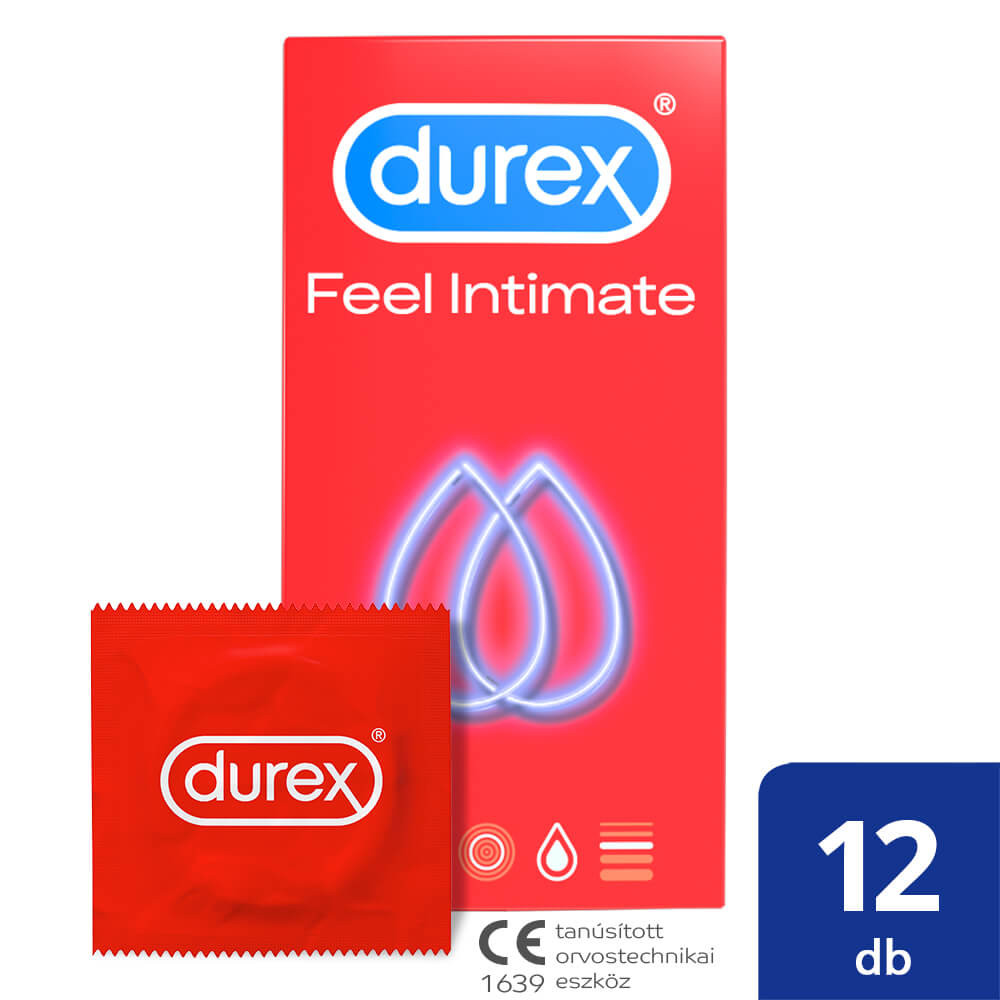 Durex Feel Intimate - tenkostěnné kondomy (12 ks)