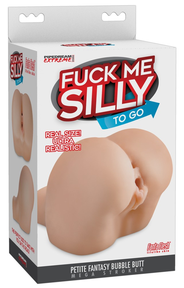 Fuck me Silly To Go - masturbátor - realistický zadeček (přírodní barva)