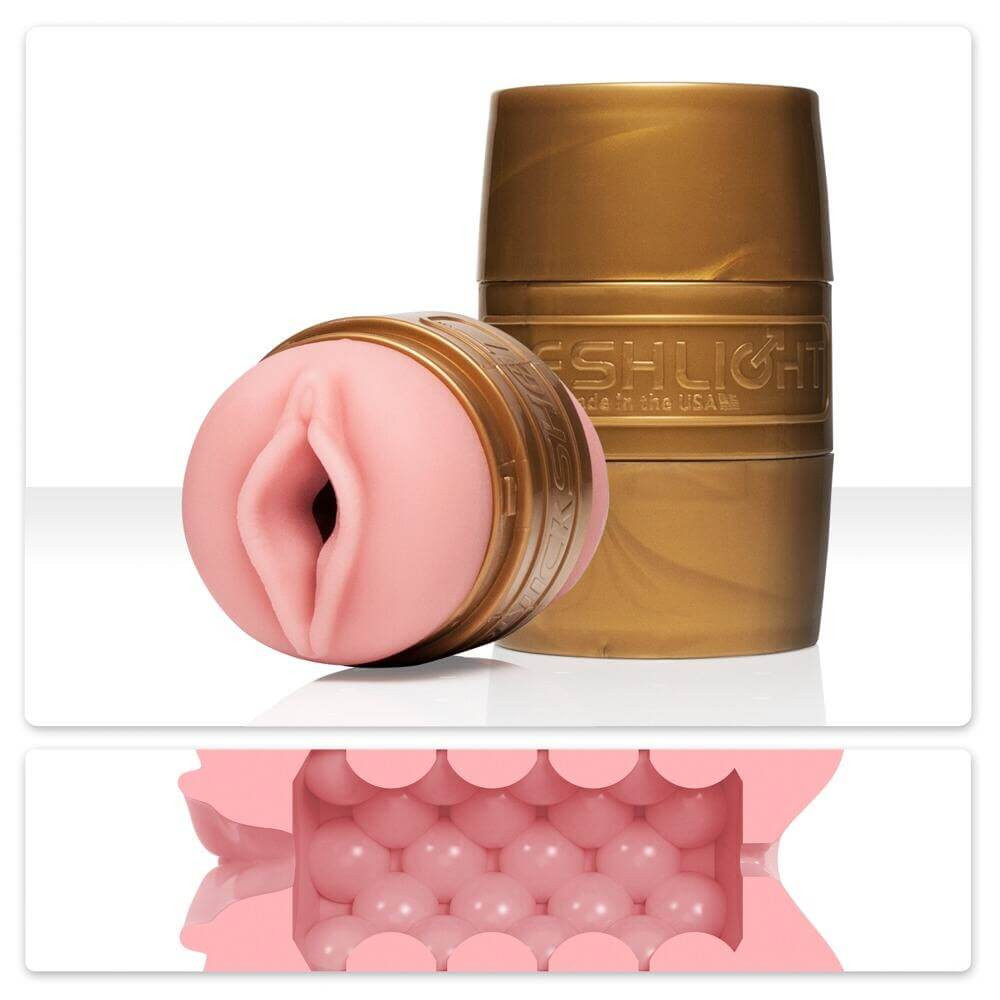 Fleshlight Quickshot Stamina Training Unit Lady & Butt - mini vagína a anus (růžová)