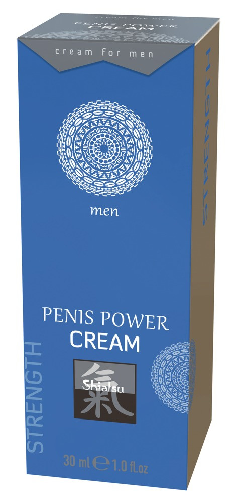 HOT Shiatsu Penis Power - stimulační intimní krém pro muže (30ml)