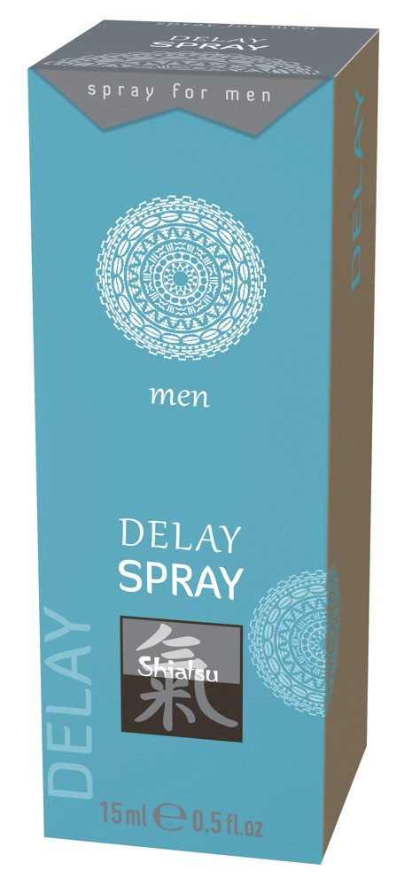 HOT Shiatsu Delay - sprej na oddálení ejakulace pro muže (15 ml)