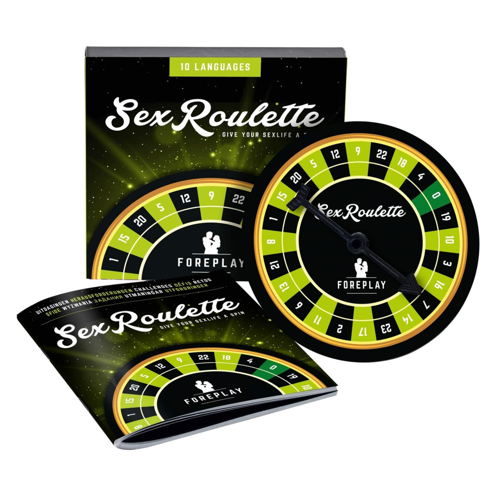 Sex Roulette Foreplay - sexuální stolní hra (10 jazyků)