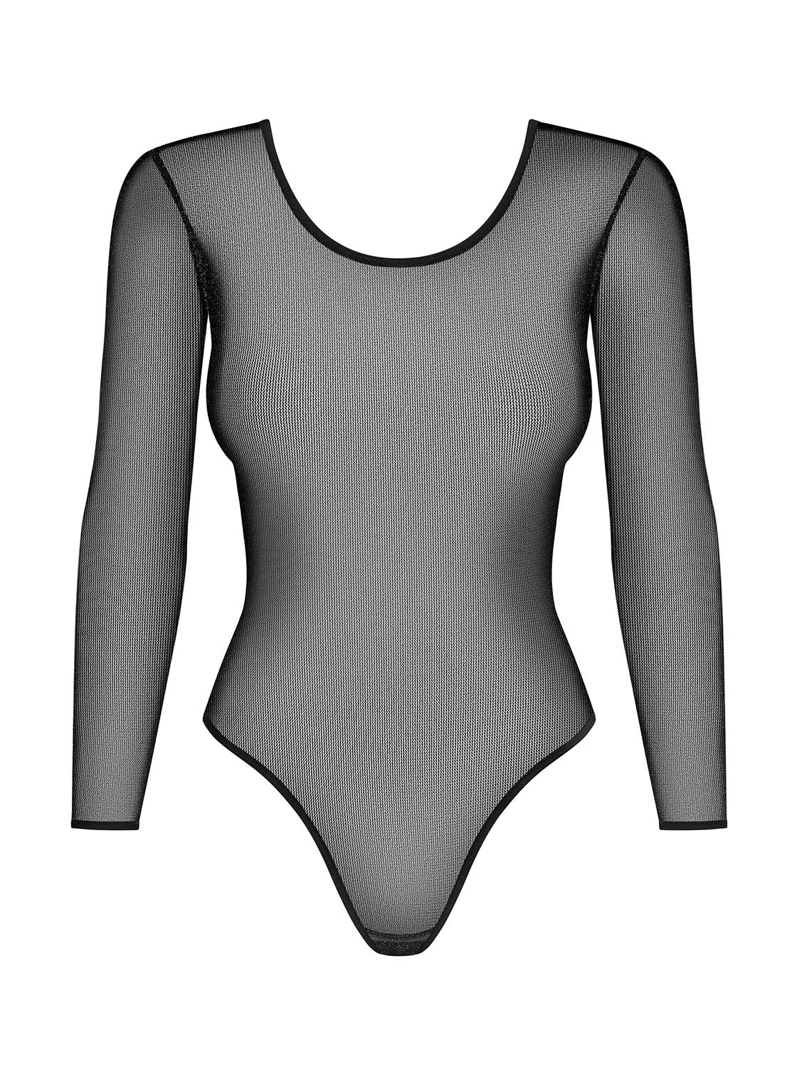 Úžasné body B123 teddy - Obsessive černá L/XL