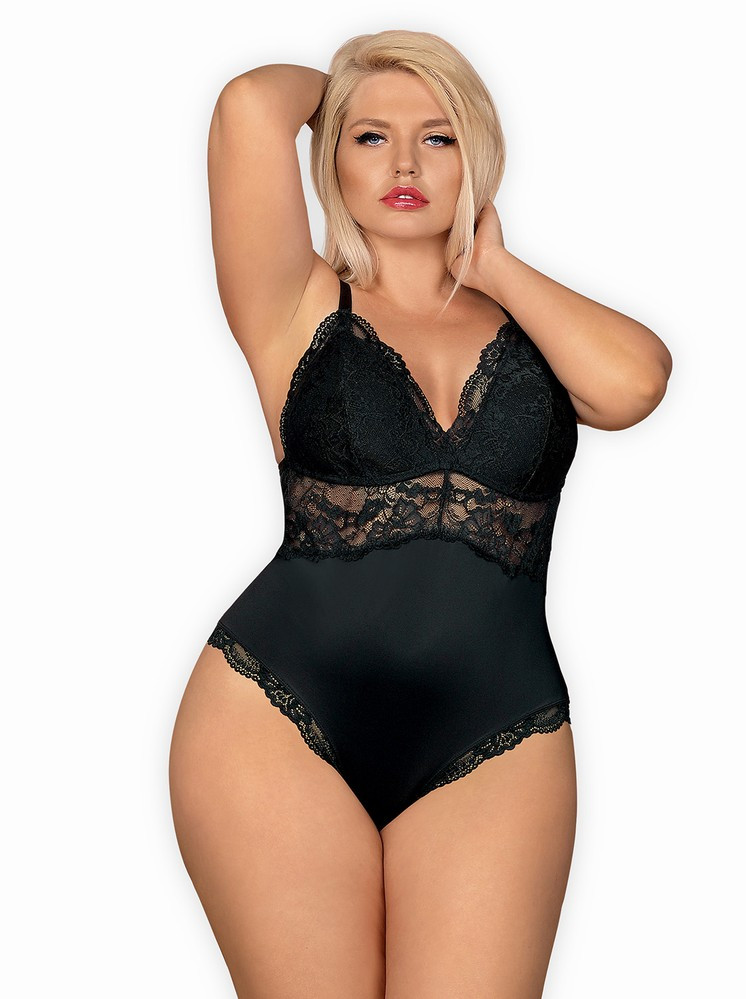 Dokonalé body 810 - TED black XXL - Obsessive černá XXL