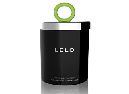 Lelo masáží svíčka hruška/cedrové dřevo 150ml