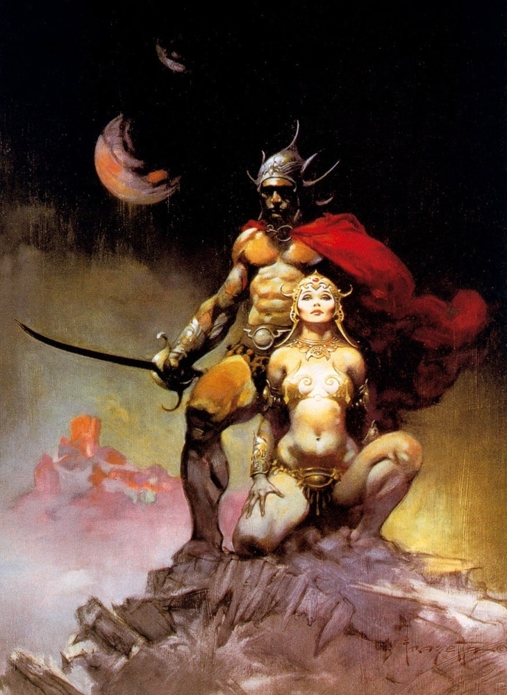 FANTASY ART OF FRANK FRAZETTA - 2018 CALENDAR ***sleva 50%!***