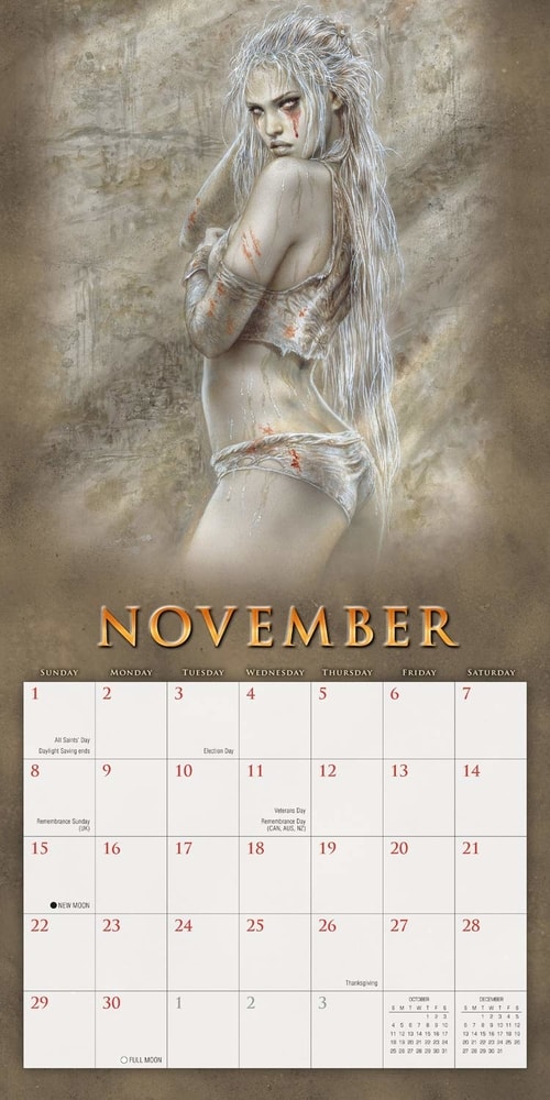 FANTASY ART OF ROYO - 2020 CALENDAR