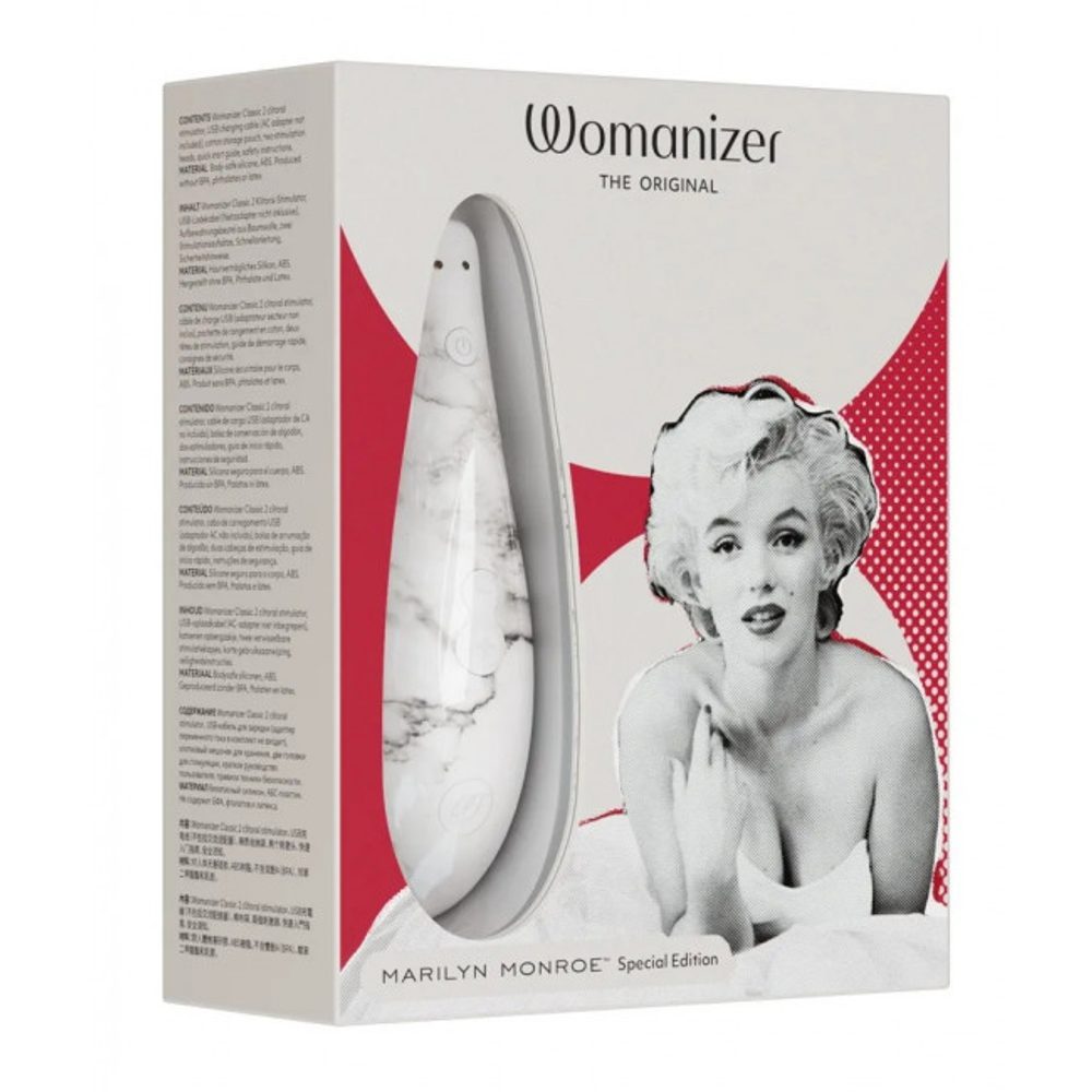 Womanizer Marilyn Monroe Special Edition White Marble