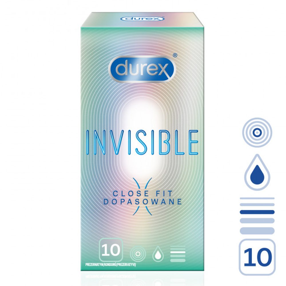 Durex Invisible Slim 10 ks