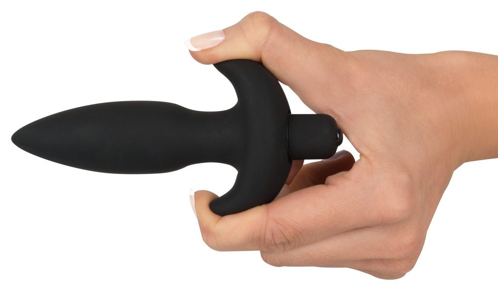 Black Velvets Vibrating Plug Medium