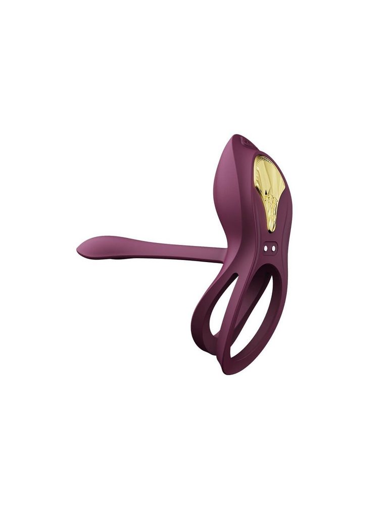 Zalo Bayek Cockring Vibrator with Remote Control Purple