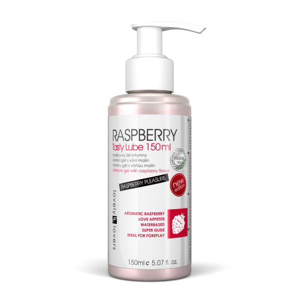 Lubrikační gel Raspberry Tasty Lube 150ml - Lovely Lovers