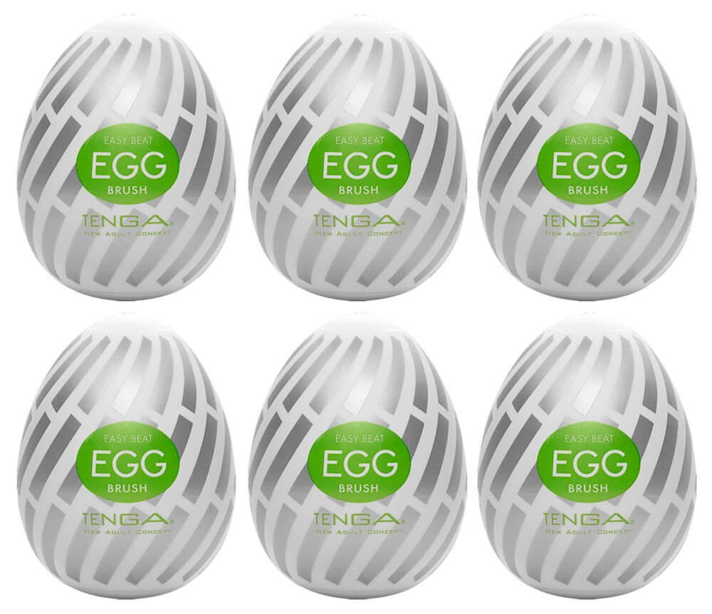 TENGA Egg Brush - masturbační vajíčko (6ks)