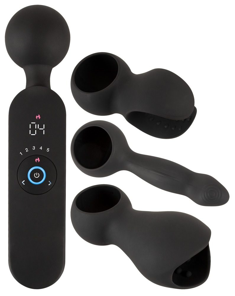 Couples Choice Wand Vibrator with 3 Attachments