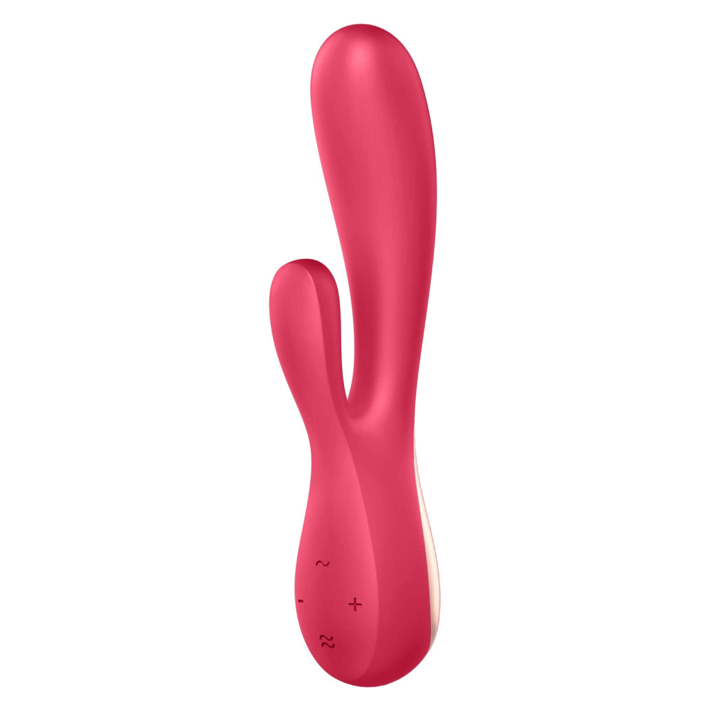 Satisfyer Mono Flex - nabíjecí, vodotěsný smart vibrátor (červený)