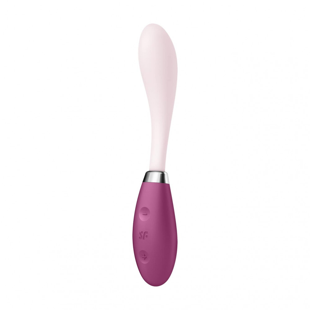 Satisfyer G-Spot Flex 3 - dobíjecí vibrátor pro bod G (růžová a vínová)