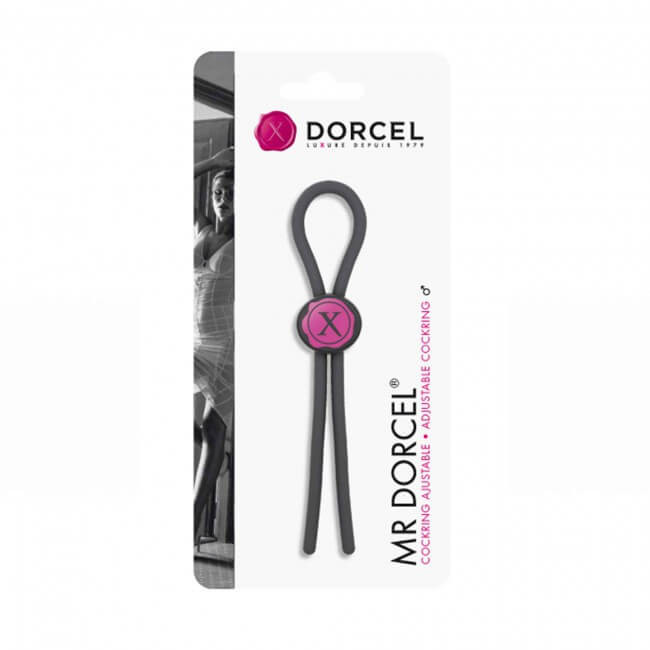 Dorcel Mr. Dorcel - nastavitelný kroužek na penis (šedý)