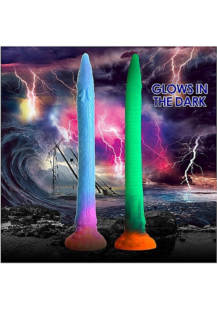 Creature Cocks Glow in the Dark Makara Silicone Snake Dildo