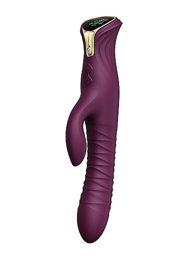 Zalo Mose Thrusting Rabbit Vibrator Purple