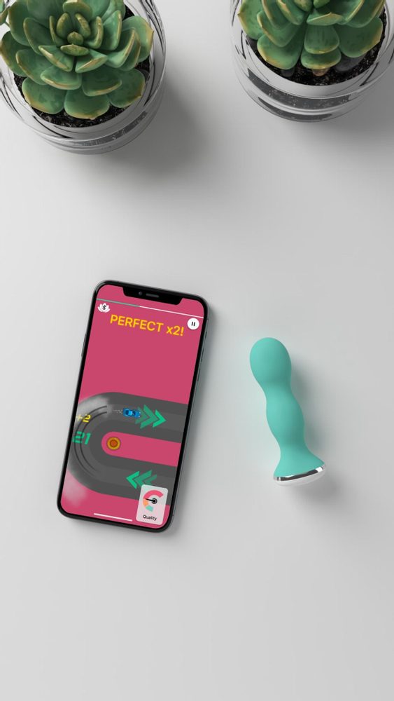 Vaginální trenažér PERIFIT KEGEL EXERCISER WITH APP zelená