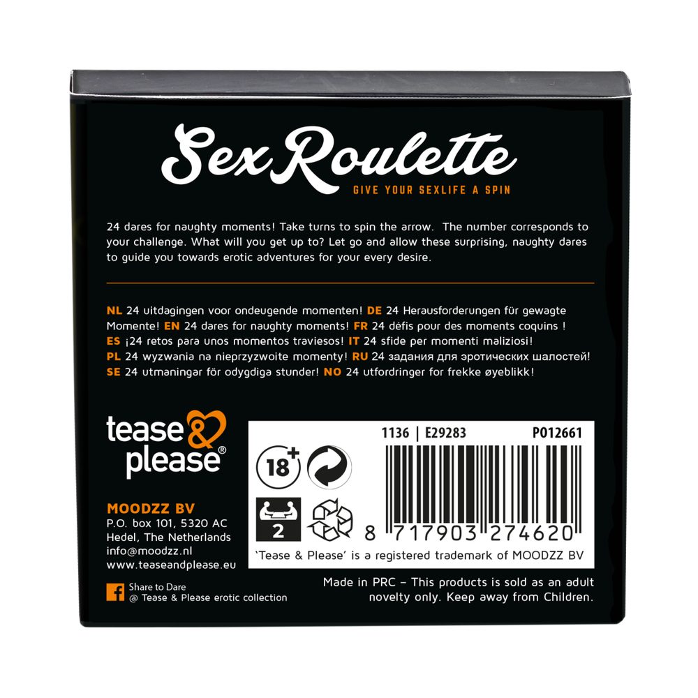 Tease & Please Sex Roulette Naughty Play English Version