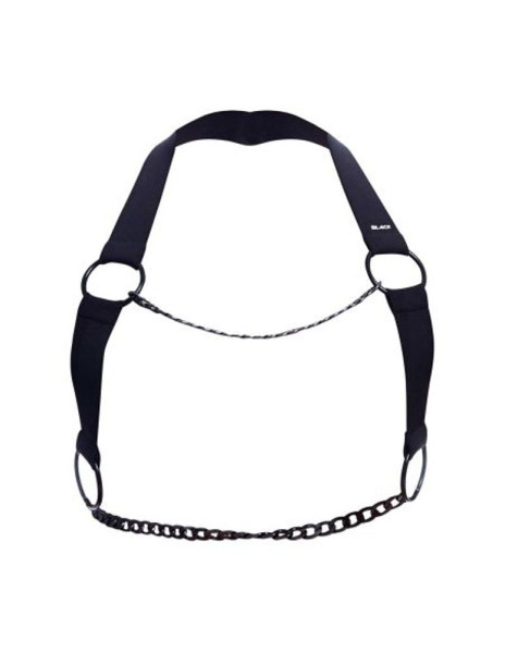 H4RNESS by C4M Black Chain Harness - S/M