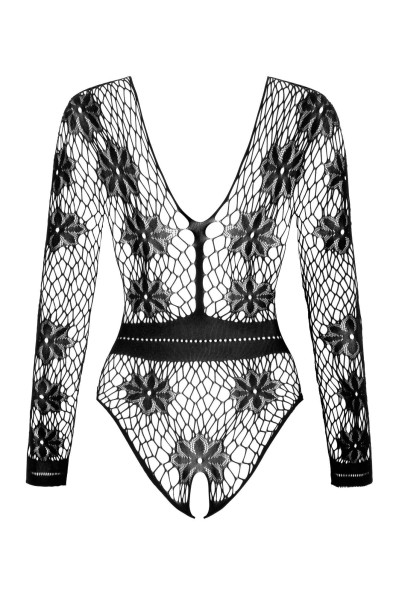 Erotické body Regina black - BEAUTY NIGHT FASHION černá S/L