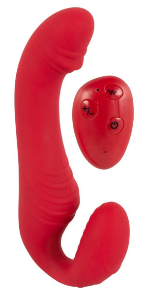 You2Toys Remote Controlled Strapless Strap-On 3 Motors Red