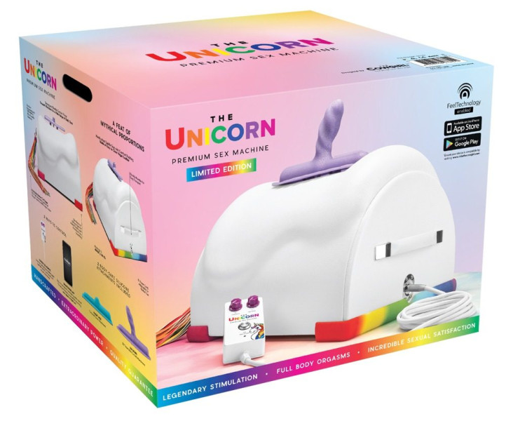 The Cowgirl Premium Sex Machine Unicorn White