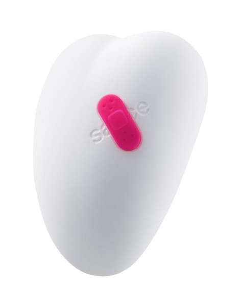 Sauce Sweeeheart Clitoral Vibrator White & Pink