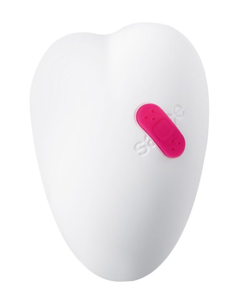 Sauce Sweeeheart Clitoral Vibrator White & Pink