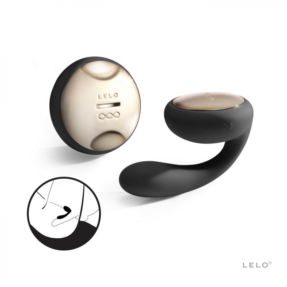 LELO Ida – rotačný párový vibrátor (černý)