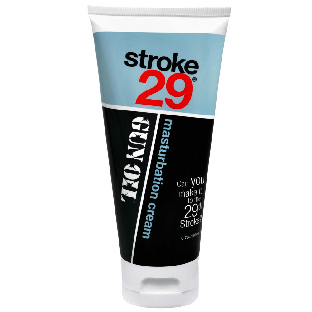 Gun Oil Stroke 29 - Masturbační a masážní krém (200ml)