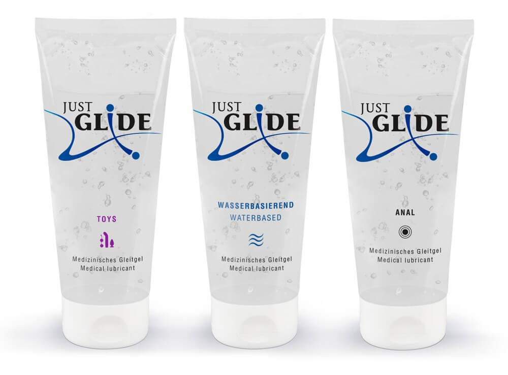 Just Glide súprava lubrikantov (3 x 200 ml)