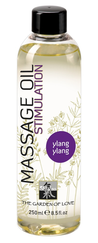 HOT Shiatsu Mámor masážní olej - ylang-ylang (250ml)