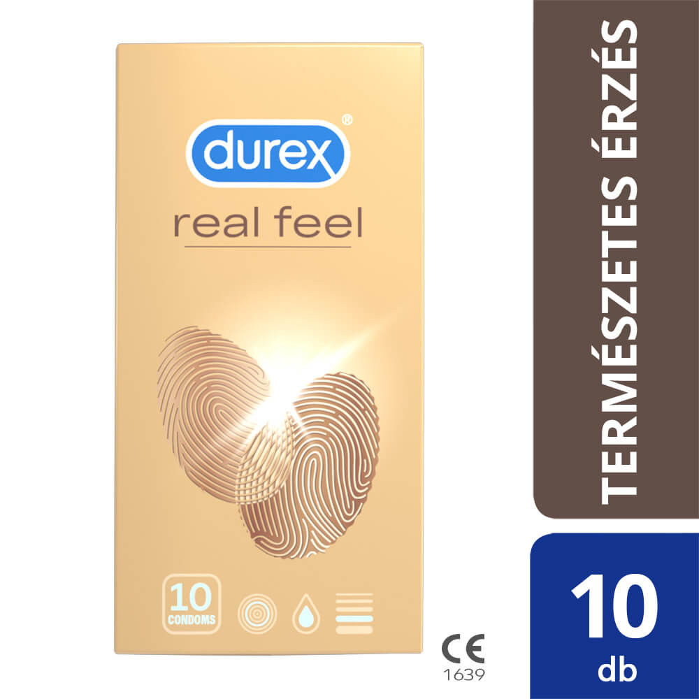 Durex Real Feel - bezlatexové kondomy (10 ks)