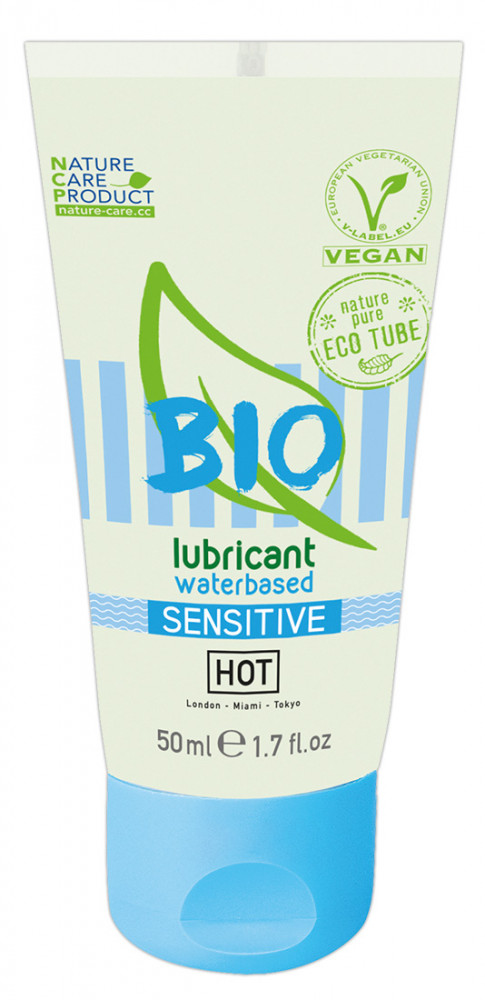 HOT Bio Sensitive – vegánsky lubrikant na báze vody (50ml)