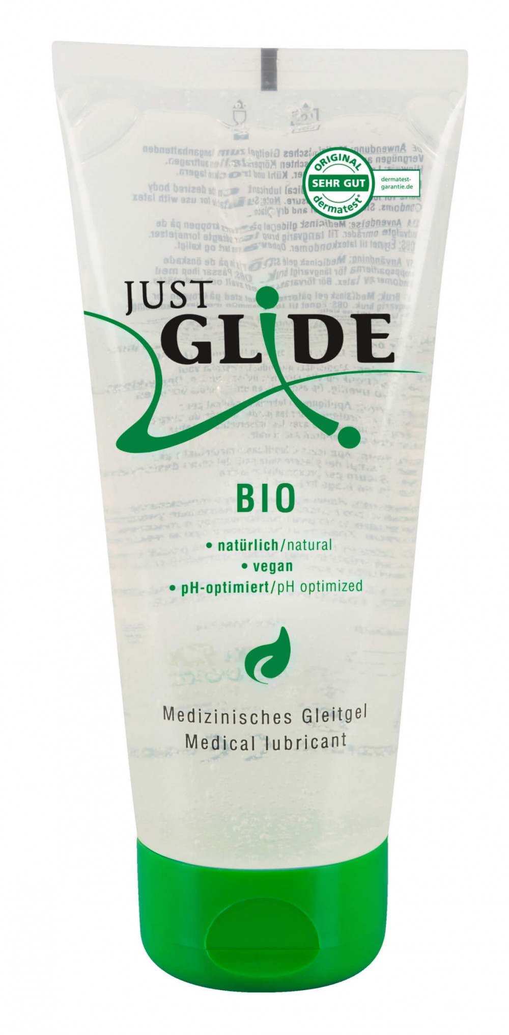 Just Glide Bio - veganský lubrikant na vodní bázi (200ml)