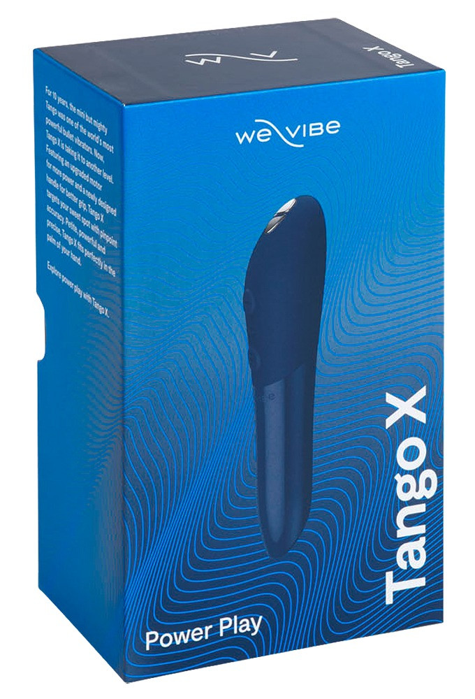 We-Vibe Tango X - nabíjecí vodotěsný tyčový vibrátor (modrý)