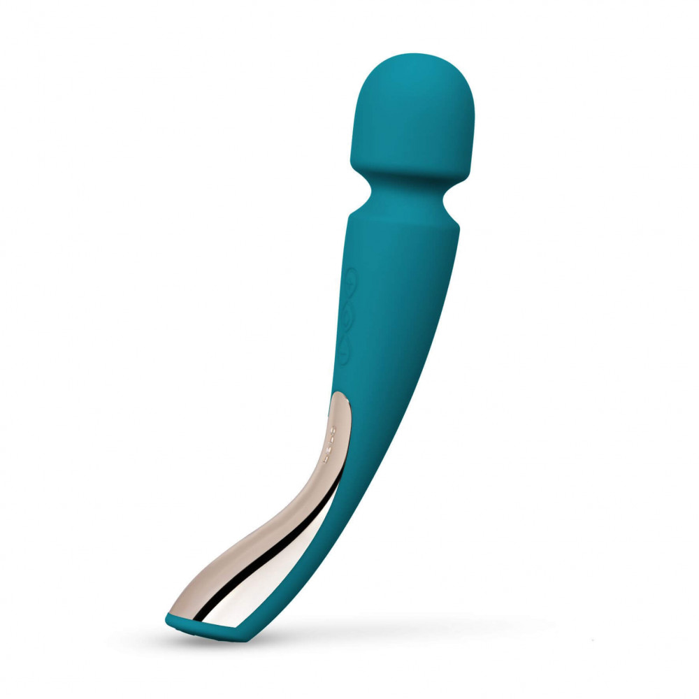 LELO Smart Wand 2 - střední - dobíjecí masážní vibrátor (tyrkysový)