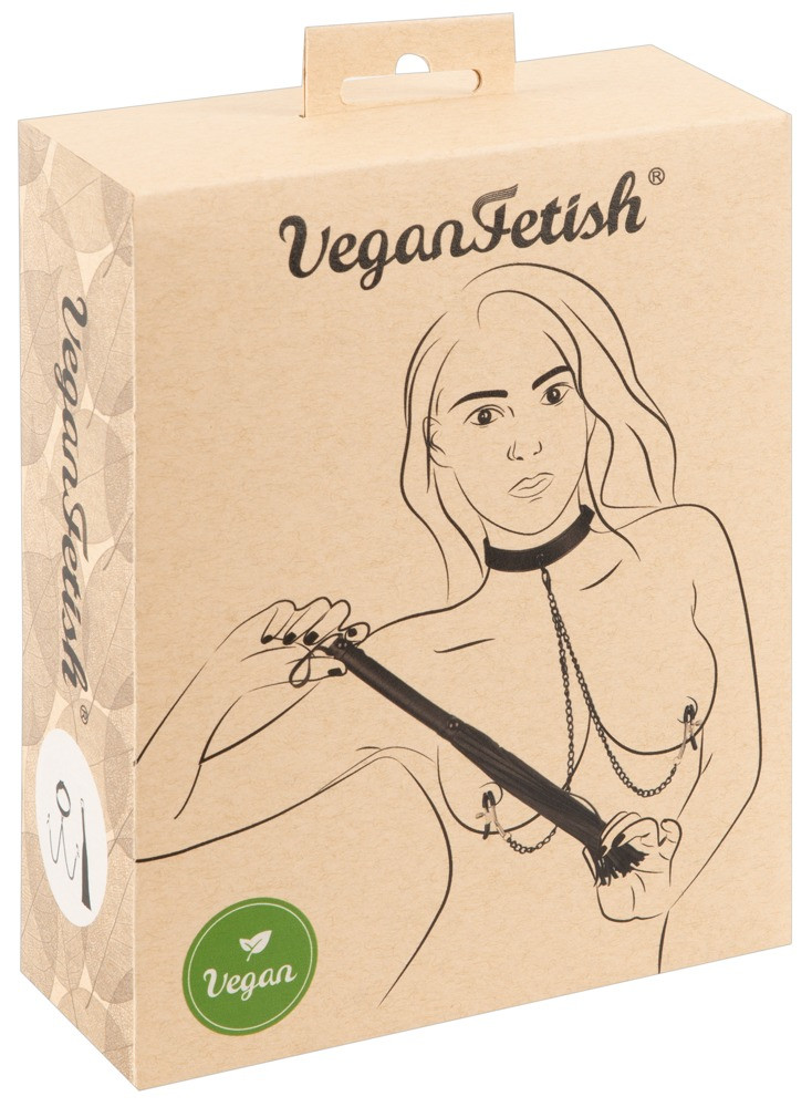 Vegan Fetish - Discipline Set (černý) - 3 kusy