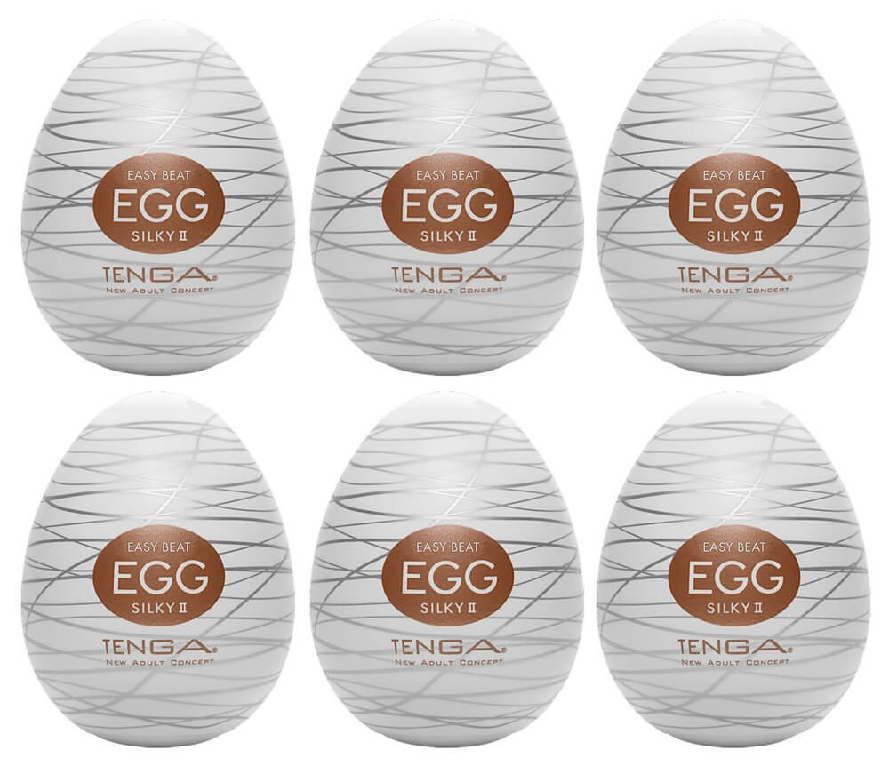 TENGA Egg Silky II - masturbační vajíčko (6ks)