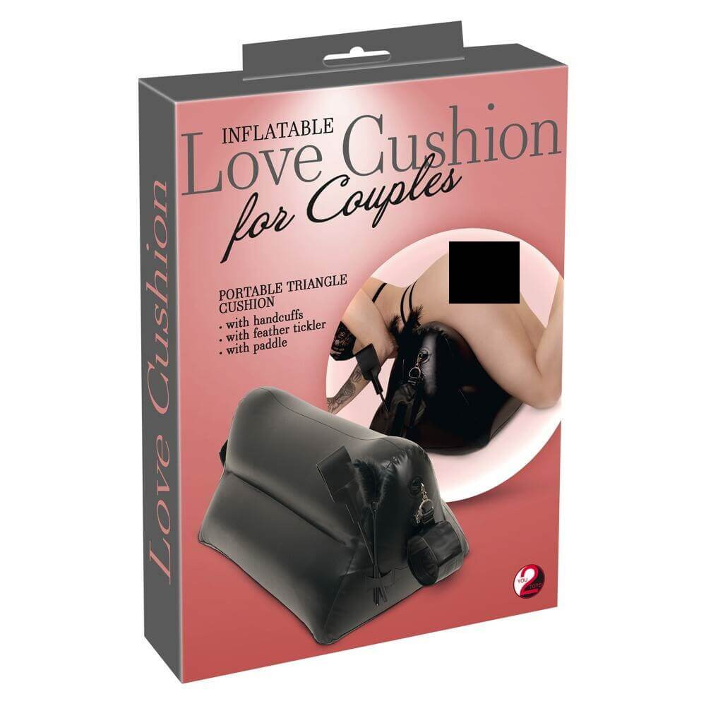 You2Toys Love Cushion - Nafukovací sex polštář (černý)