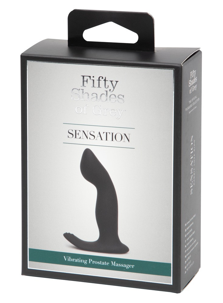 Padesát odstínů šedi - dobíjecí vibrátor na prostatu Sensation (černý)