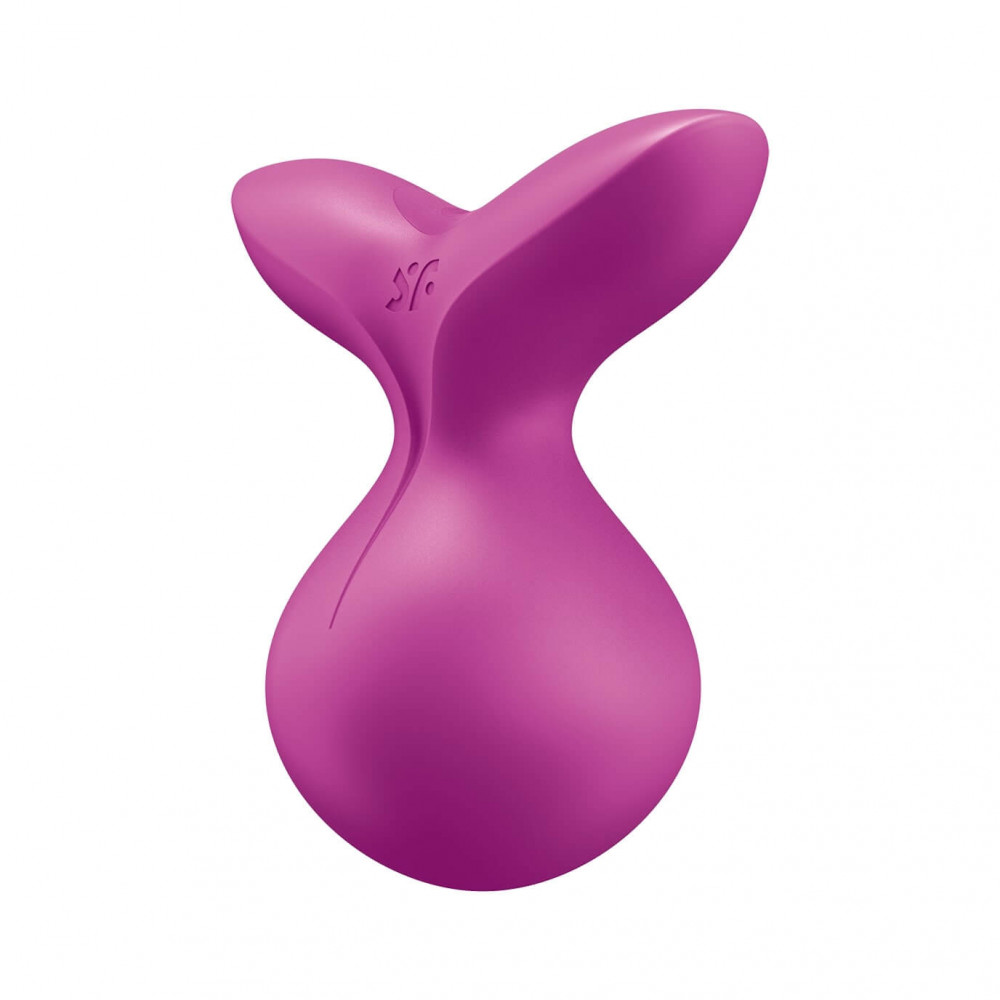 Satisfyer Viva la Vulva 3 - akumulátorový, vodotěsný vibrační stimulátor klitorisu (fialový)