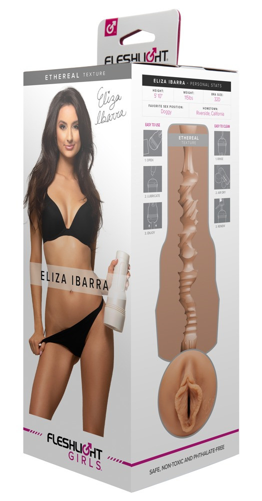 Fleshlight Eliza Ibarra Ethereal - realistická umělá kočička (přírodní)