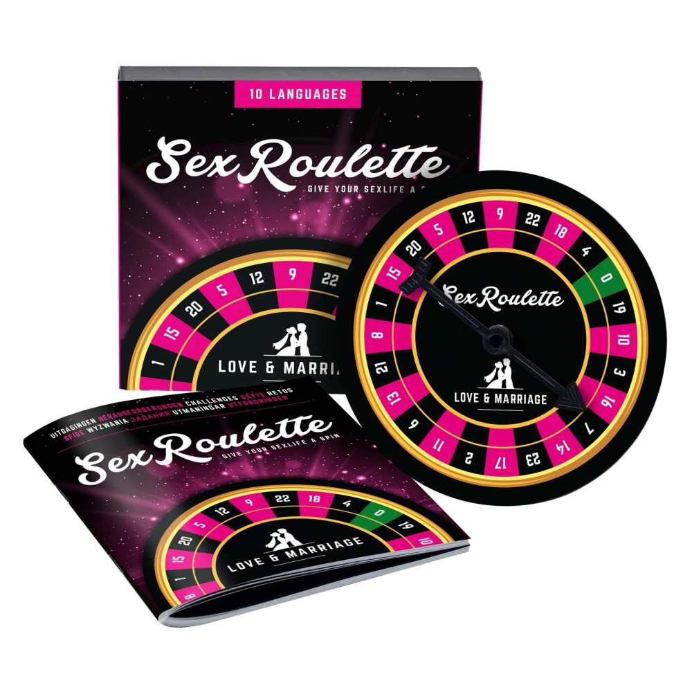 Sex Roulette Love & Married - erotická společenská hra (10 jazyků)